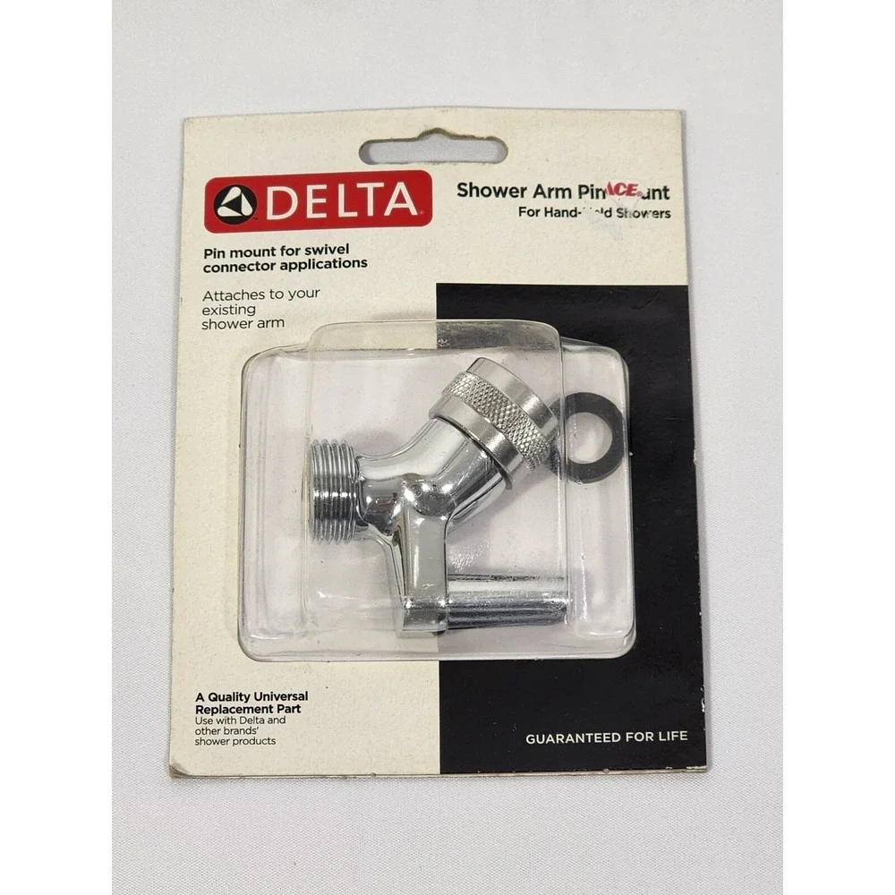 DELTA Chrome Shower Arm Pin‎ Mount No. 75015 for Hand-held Showers NEW